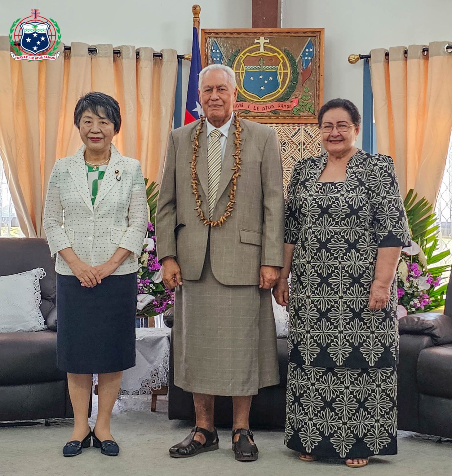 Foreign Minister Kamikawa’s Courtesy Call on His Highness TUIMALEALI